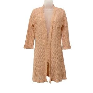 Vintage 90s Victoria's Secrets Angels Sheer Knit Cadigan XS/S